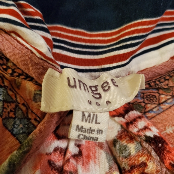 Womens Umgee M/L floral duster. In good condition - Picture 3 of 5